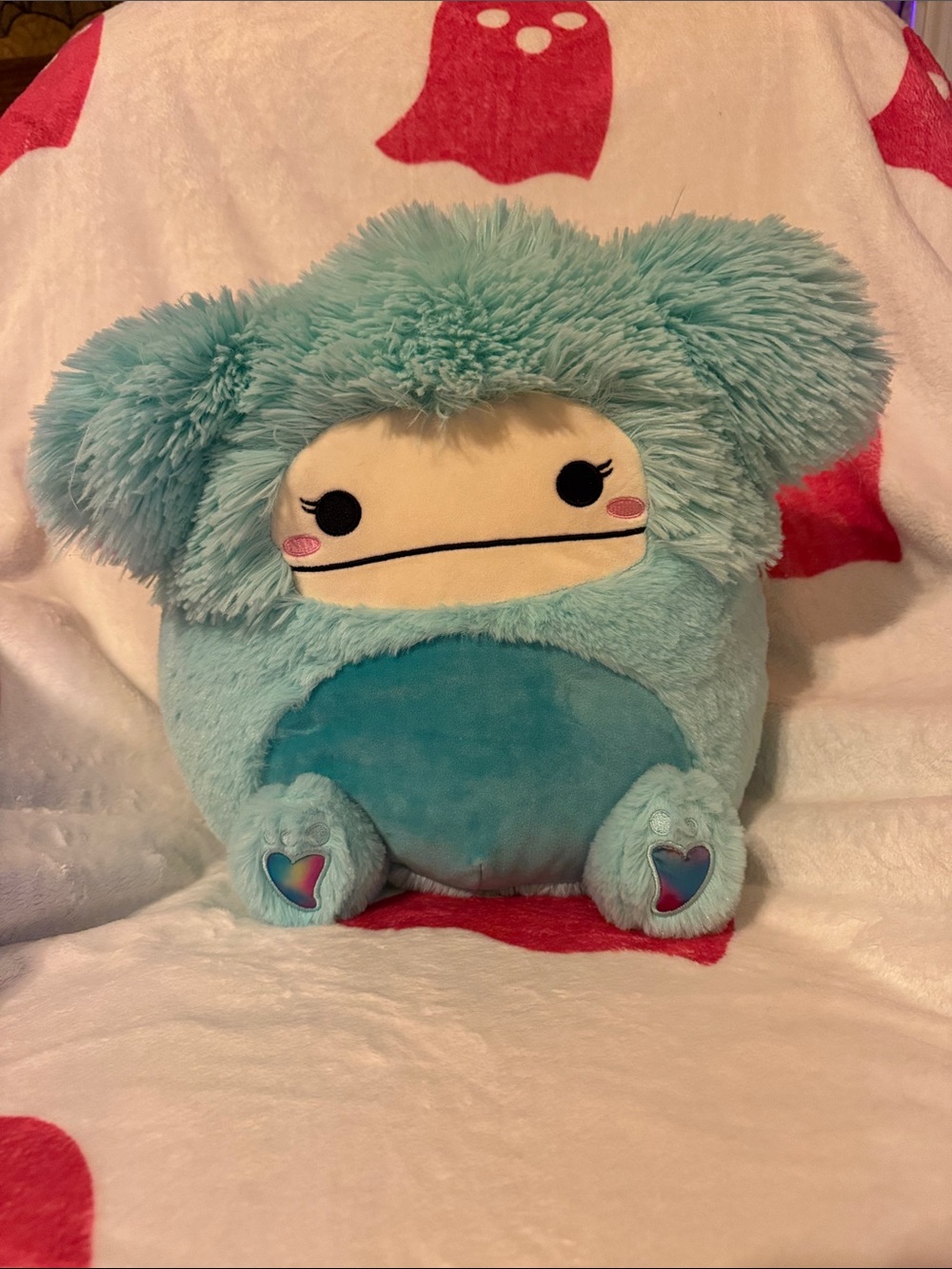 Blue Fuzzamallows Bigfoot Squishmallows